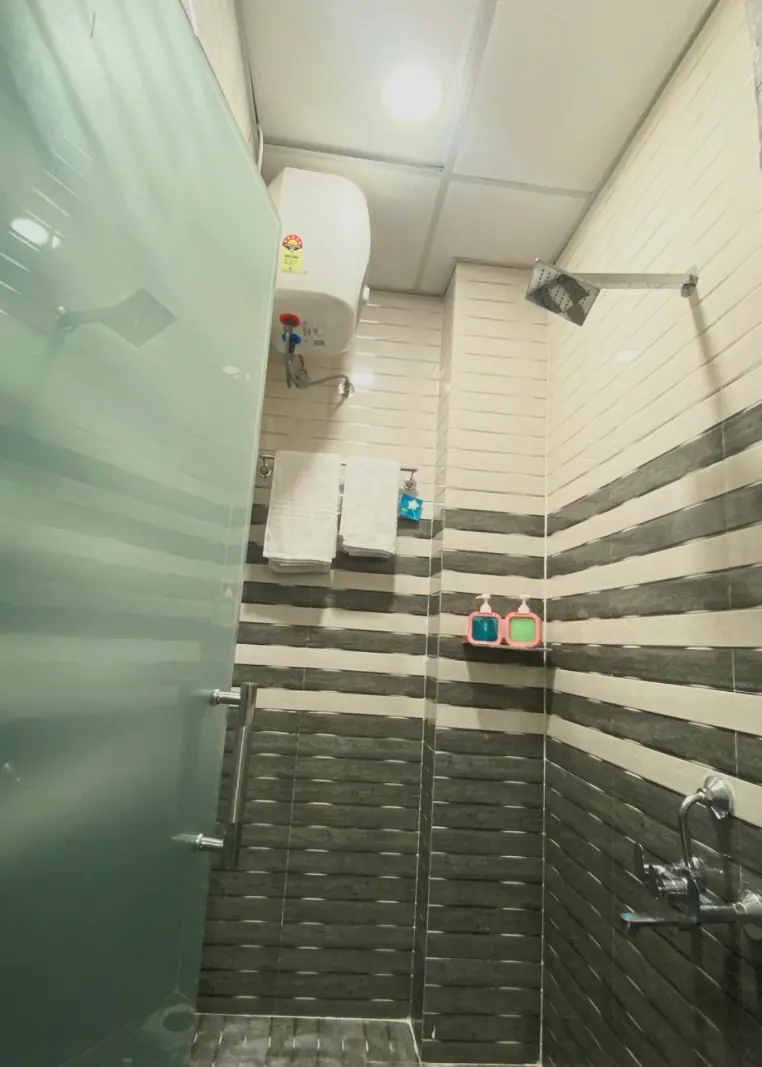 Shower Facility at Velora Wellness Spa